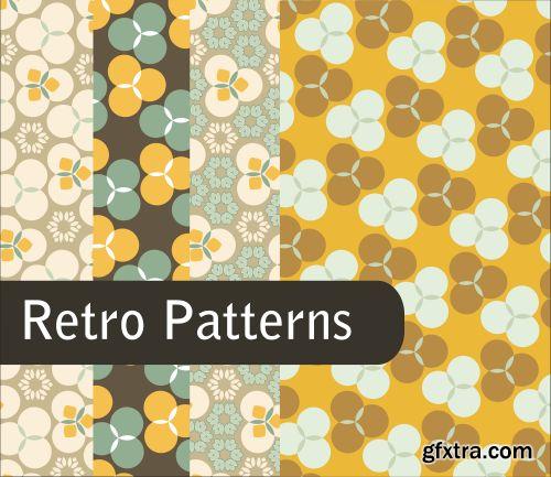 Fascinating Retro Patterns 25xEPS