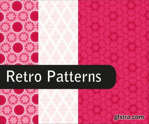 Fascinating Retro Patterns 25xEPS