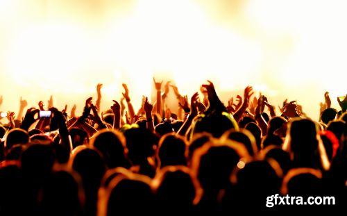 Concert & Crowd Backgrounds 25xJPG
