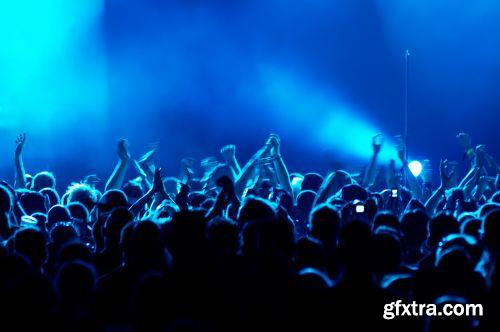 Concert & Crowd Backgrounds 25xJPG