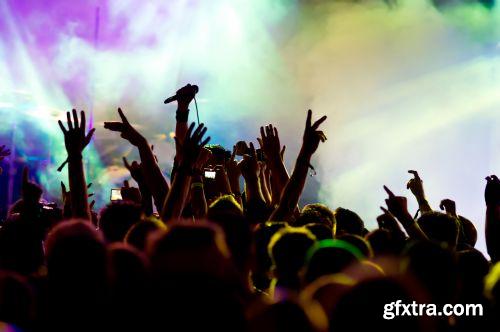 Concert & Crowd Backgrounds 25xJPG