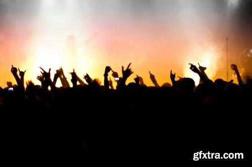 Concert & Crowd Backgrounds 25xJPG