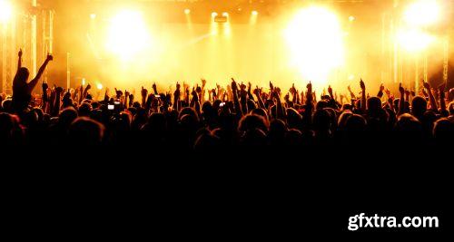 Concert & Crowd Backgrounds 25xJPG