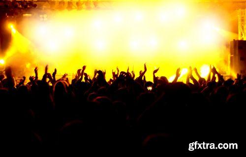 Concert & Crowd Backgrounds 25xJPG