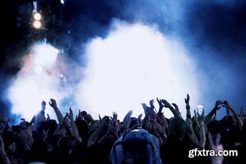 Concert & Crowd Backgrounds 25xJPG