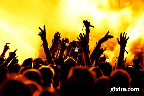 Concert & Crowd Backgrounds 25xJPG