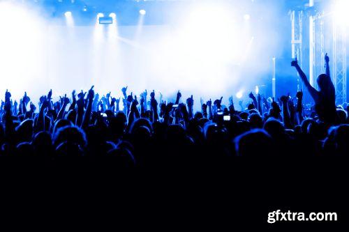 Concert & Crowd Backgrounds 25xJPG