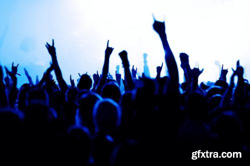 Concert & Crowd Backgrounds 25xJPG