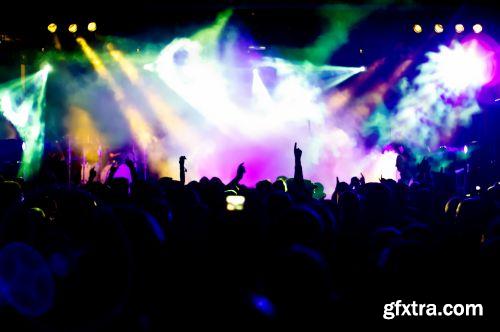 Concert & Crowd Backgrounds 25xJPG