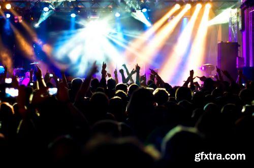 Concert & Crowd Backgrounds 25xJPG