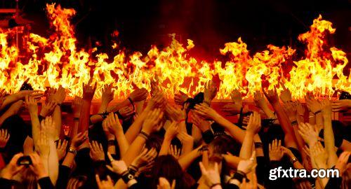 Concert & Crowd Backgrounds 25xJPG