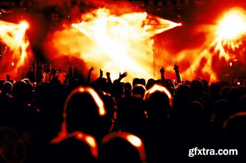 Concert & Crowd Backgrounds 25xJPG