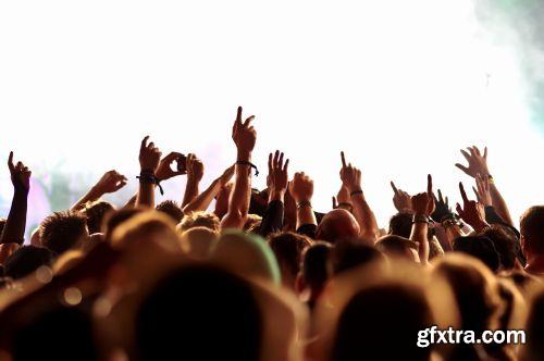Concert & Crowd Backgrounds 25xJPG