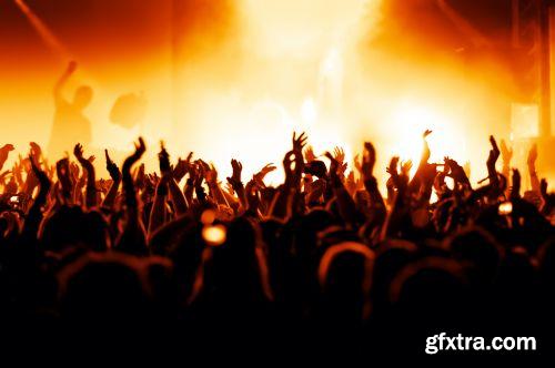 Concert & Crowd Backgrounds 25xJPG