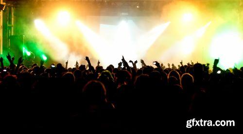 Concert & Crowd Backgrounds 25xJPG