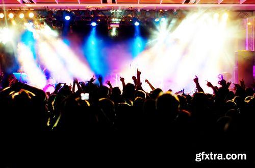 Concert & Crowd Backgrounds 25xJPG