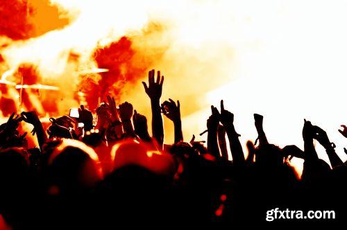 Concert & Crowd Backgrounds 25xJPG