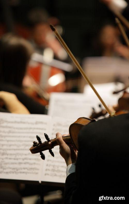 Classical Music Instruments and Orchestra 25xJPG