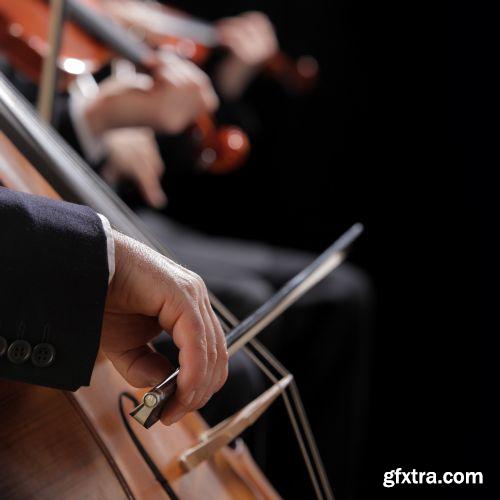 Classical Music Instruments and Orchestra 25xJPG