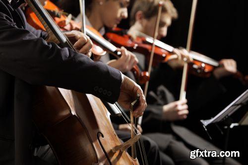 Classical Music Instruments and Orchestra 25xJPG