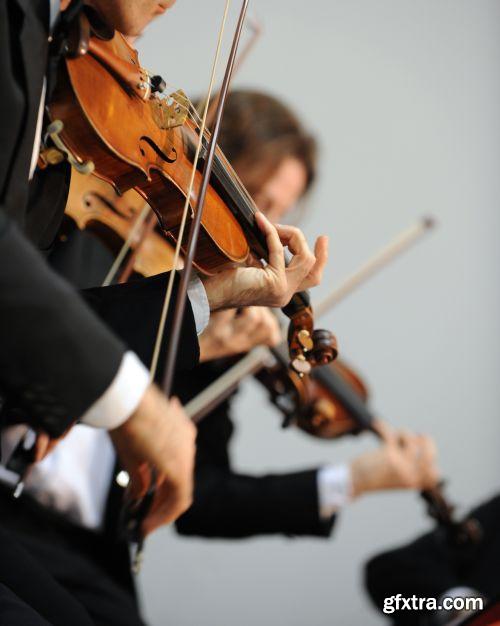 Classical Music Instruments and Orchestra 25xJPG