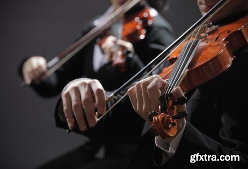 Classical Music Instruments and Orchestra 25xJPG