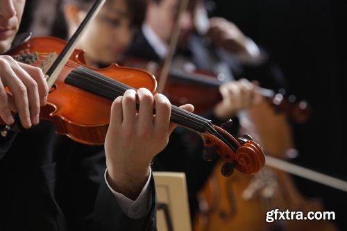 Classical Music Instruments and Orchestra 25xJPG