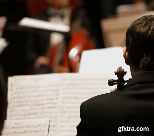 Classical Music Instruments and Orchestra 25xJPG