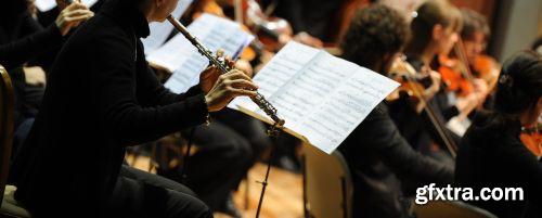 Classical Music Instruments and Orchestra 25xJPG