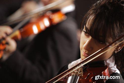 Classical Music Instruments and Orchestra 25xJPG