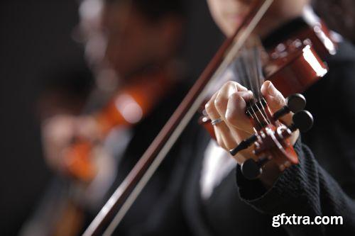 Classical Music Instruments and Orchestra 25xJPG