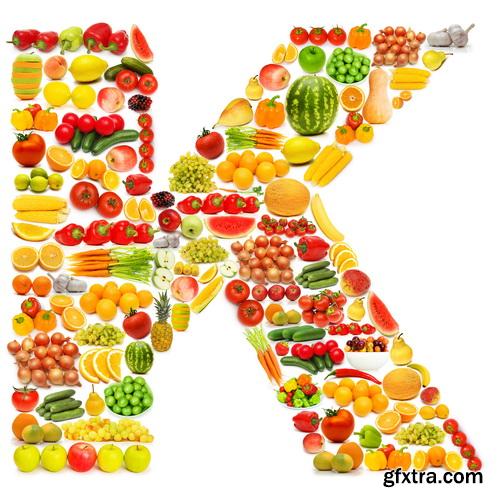 Fruit Alphabet #2, 25xJPG