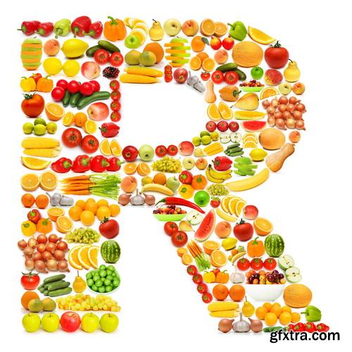 Fruit Alphabet #2, 25xJPG