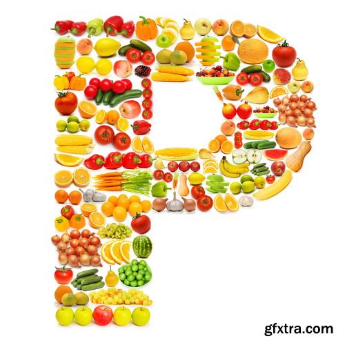 Fruit Alphabet #2, 25xJPG