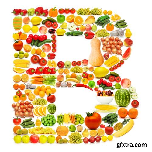 Fruit Alphabet #2, 25xJPG