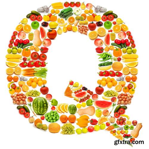 Fruit Alphabet #2, 25xJPG