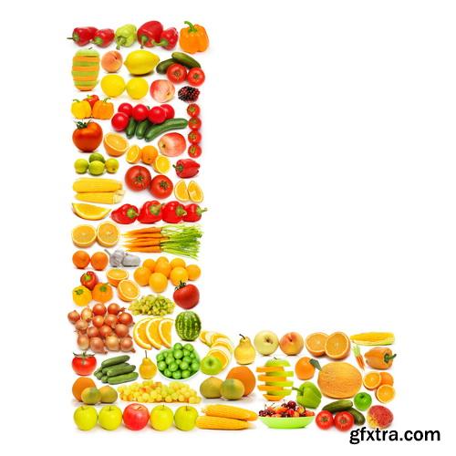 Fruit Alphabet #2, 25xJPG