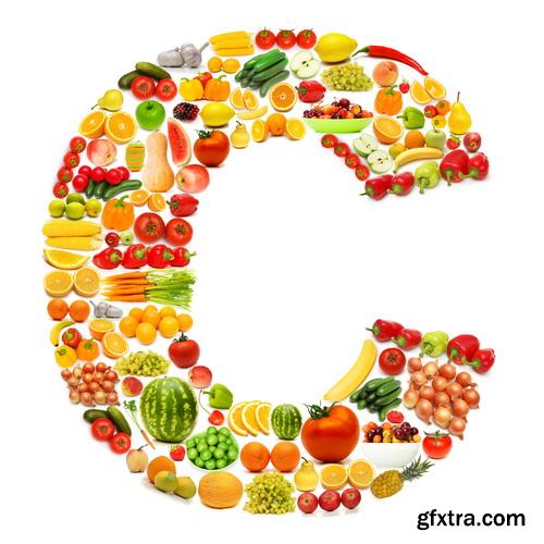 Fruit Alphabet #2, 25xJPG