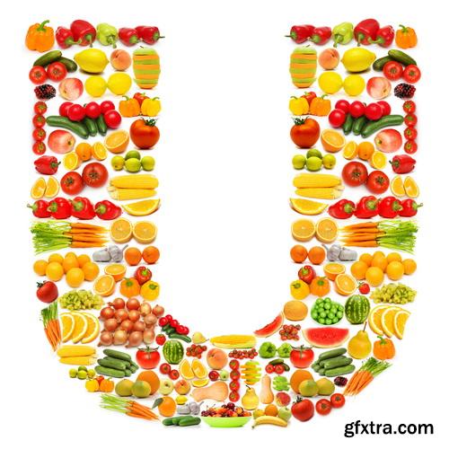 Fruit Alphabet #2, 25xJPG