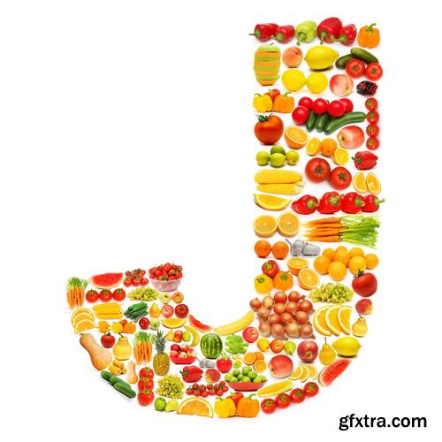 Fruit Alphabet #2, 25xJPG