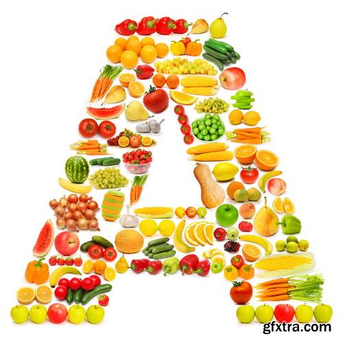 Fruit Alphabet #2, 25xJPG