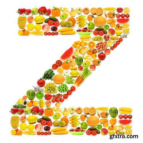 Fruit Alphabet #2, 25xJPG
