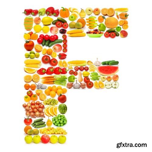Fruit Alphabet #2, 25xJPG