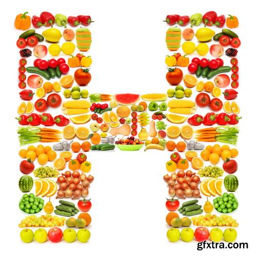 Fruit Alphabet #2, 25xJPG