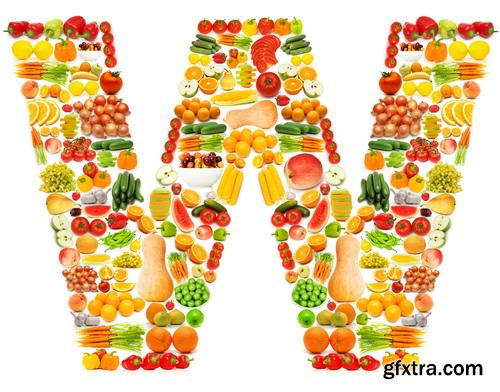 Fruit Alphabet #2, 25xJPG