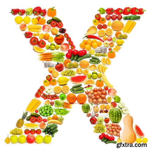 Fruit Alphabet #2, 25xJPG