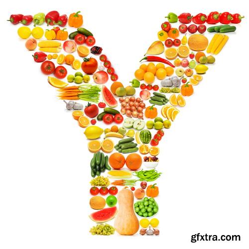 Fruit Alphabet #2, 25xJPG