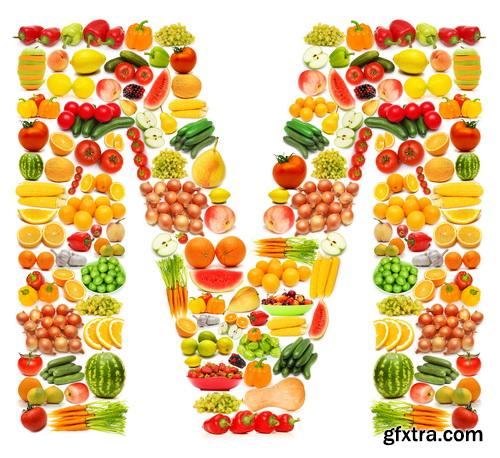 Fruit Alphabet #2, 25xJPG