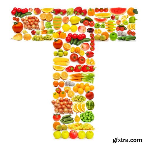 Fruit Alphabet #2, 25xJPG
