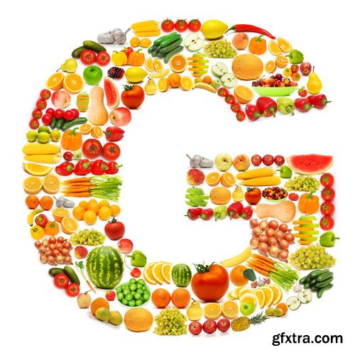 Fruit Alphabet #2, 25xJPG